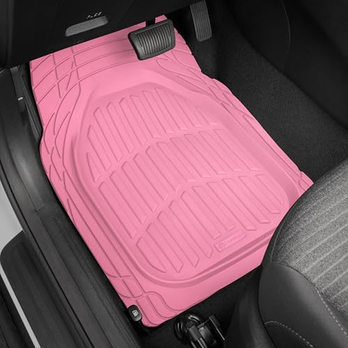 Cotton Candy Pink Car Floor Mats (3 Count)