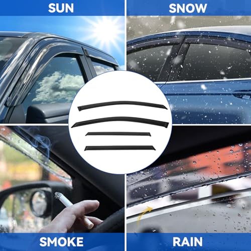 4pcs Window Visors Rain Guards for 2010