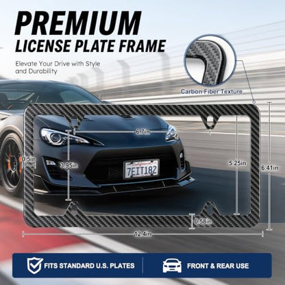 Carbon Fiber License Plate Frames