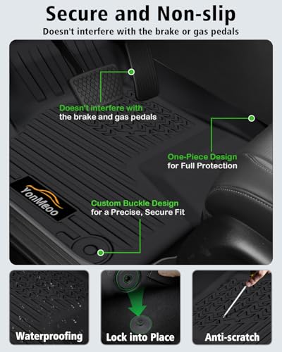 Floor Mats & Cargo Mat & Backrest Mat for Nissan Rogue PHEV 2026 7