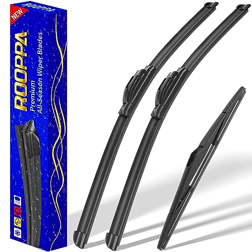 3 Wipers Fits Hyundai Tucson 2010