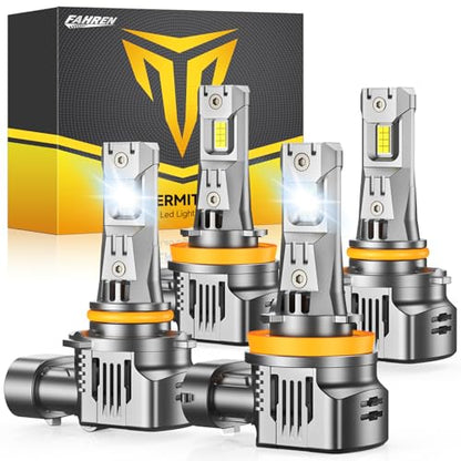9005 H11 Led Bulbs Combo 𝟭𝟴𝟬𝟬𝟬𝟬𝗟𝗠 𝟮𝟬𝟬𝟬% (2 Count)