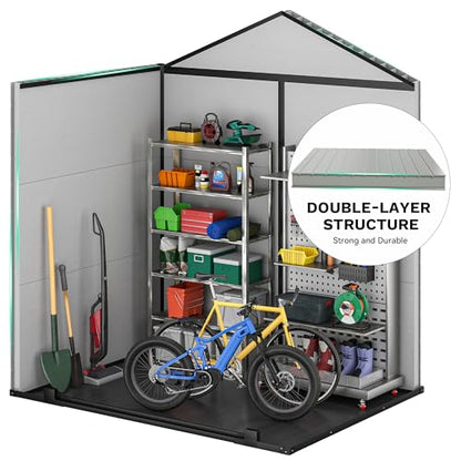 6x4.4 FT Outdoor Storage Shed