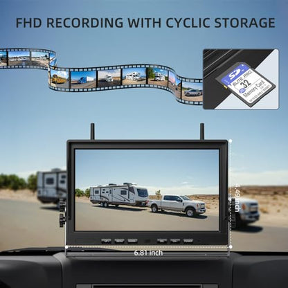 4 Wireless Backup Camera Magnetic (4 Count)