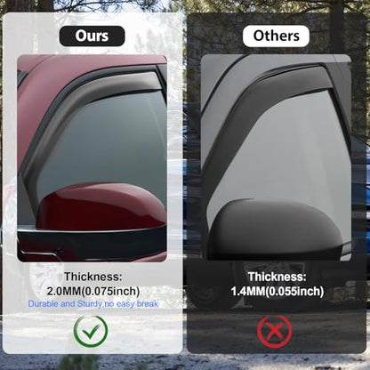 in Channel Window Deflectors for Ford Explorer 2011