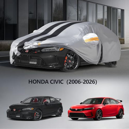 Multi Layer Car Cover Custom Fit for Honda Civic Sedan