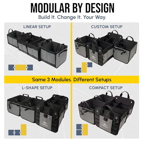 Modular 5 Section Trunk Organizer XL