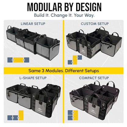 Modular 5 Section Trunk Organizer XL
