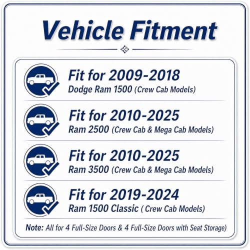 4PC Window Rain Guards fit 2009