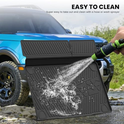 Cargo Mats+Rear Back Seat Protector for Ford Bronco 4