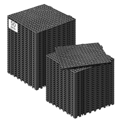 Interlocking Tile 50PCS Black