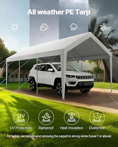 Carport 10 x 20 FT Outdoor Car Canopy