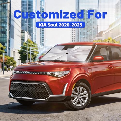 Car Windshield Sun Shade Umbrella for Kia Soul 2020