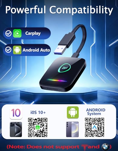Wireless CarPlay Adapter & Android Auto Dongle