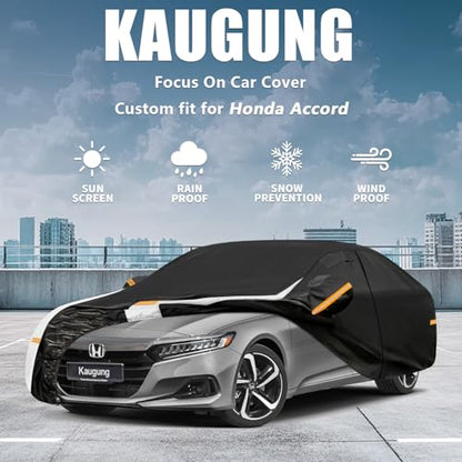 10 Layers Car Cover Custom Fit for Honda Accord 2001
