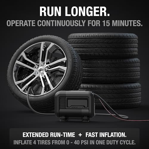 AIR15 44 LPM 12V Portable Tire Inflator & Air Compressor