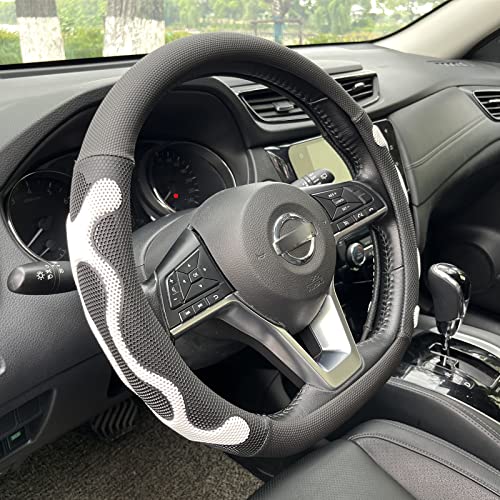 D Shaped Comfy Grip Steering Wheel Cover 14.5