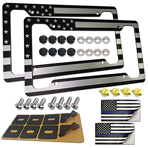 American Flag License Plate Frames