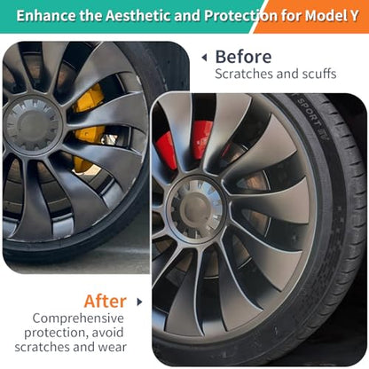 Tesla Rim Protector Model Y 21 inch (4 Count)