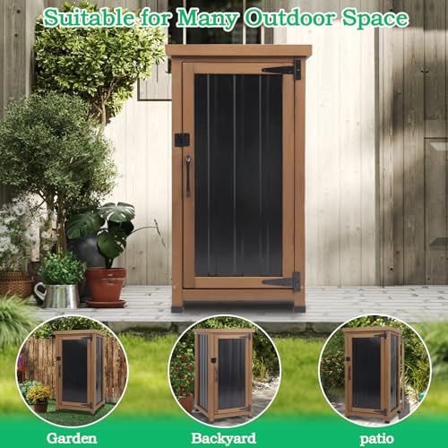 Small Outdoor Storage Cabinet Weatherproof