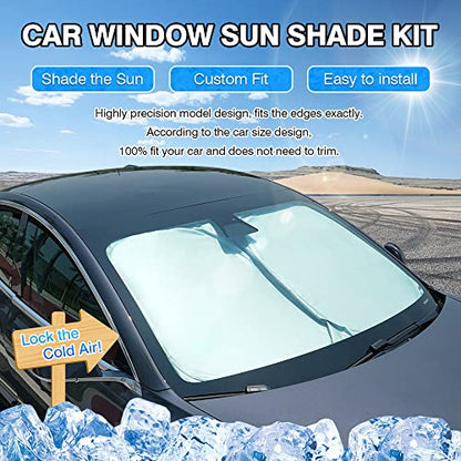 Windshield Sun Shade for Toyota Tundra 2022 (6 Count)