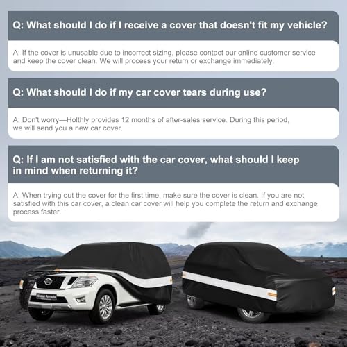 10 Layers SUV Car Cover Custom Fit for Nissan Armada