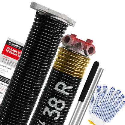 Pair of 1.75" Garage Door Torsion Springs Set with Non