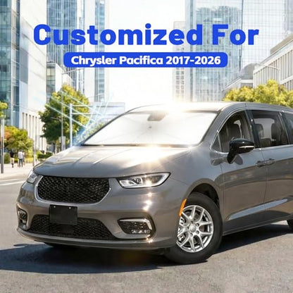 Car Windshield Sun Shade Umbrella for Chrysler Pacifica 2017