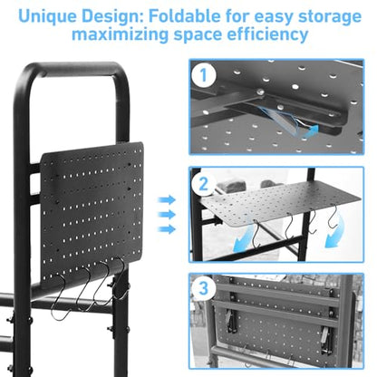 Rolling Tire Rack for Garage