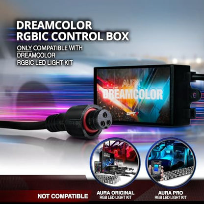 Aura DreamColor Underglow Chasing Lights for Truck with APP & Remote (4 Count)
