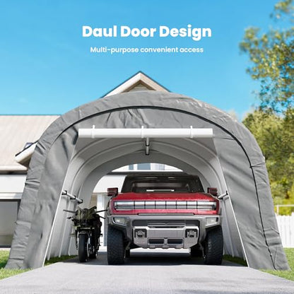 13'×20' Storage Shelter Outdoor Round Carport