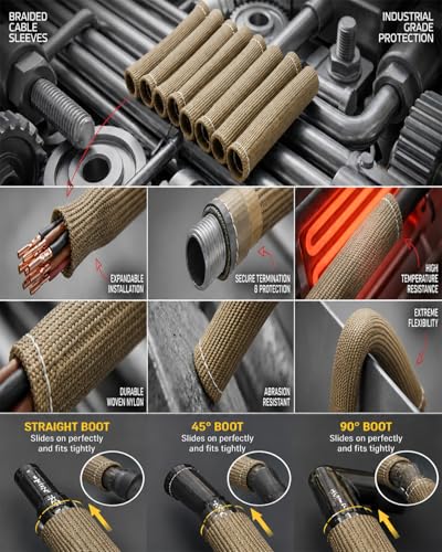 Titanium Spark Plug Wire Heat Shield Boots