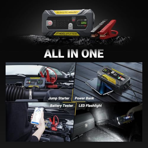 JT400 2500A Portable Jump Starter with 100