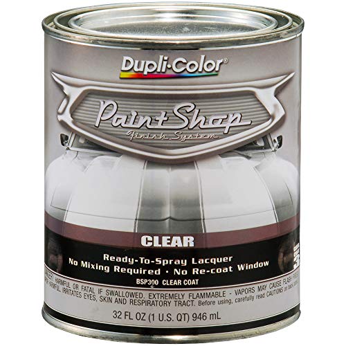 BSP300-2 PK 'Paint Shop' Gloss Clear Finish System Top Coat - 1 Quart, (Case of 2) (64 Fl Oz)