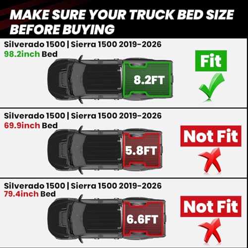 Truck Bed Mat for Chevrolet Silverado
