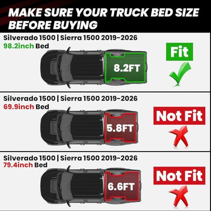 Truck Bed Mat for Chevrolet Silverado