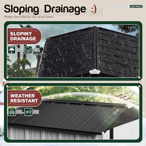 6x4 FT Outdoor Storage Shed