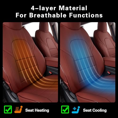 Model Y Seat Covers Custom Fit for Tesla Model Y Long Range