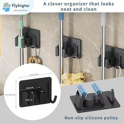 Stainless Steel Mop Holder Wall Mount