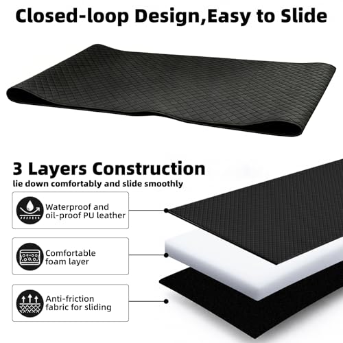 Magical Rolling Creeper Mat 60x28 Inch Under Car Repair Pad
