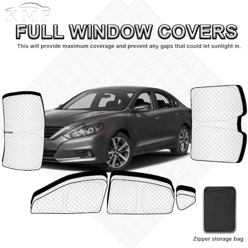 8pcs Thicken Full Window Sun Shades for Nissan Altima 2013 (8 Count)