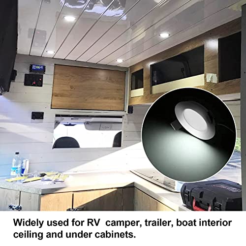 12V LED RV Puck Lights (6 Count)