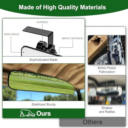 Golf Cart Mirrors Kit for EZGO Club Car Yamaha