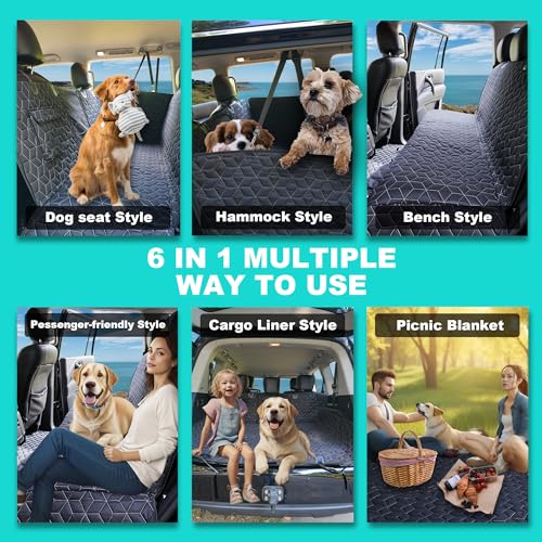 Dog Car Seat Cover for Back Seat