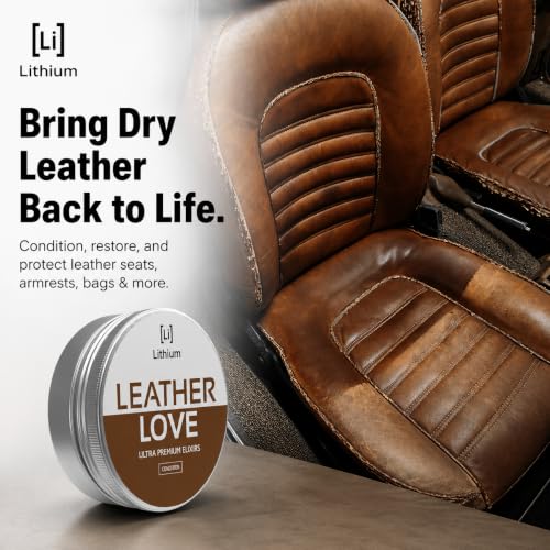 Lithium Leather Love Car Leather Cleaner and Conditioner (8 Ounce)