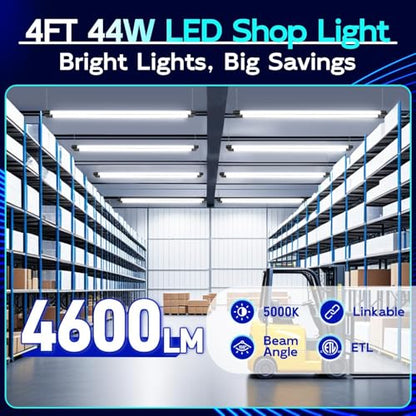 LED Shop Light 4FT 44W (4 Count)