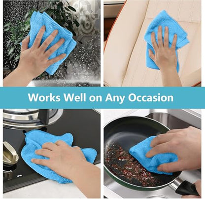 100PK Microfiber Cleaning Cloth (100 Count)