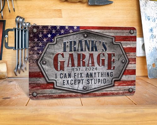 Garage Sign Personalized