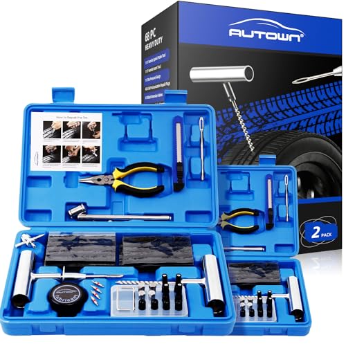Flat Tire Repair Kit 68pcs 2