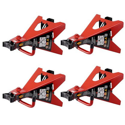 4 Packs Jack Stand Holder Wall Mount Organizer Bracket Rack Fits 4 & 5 & 6 Ton Jack Stands (4 Count)
